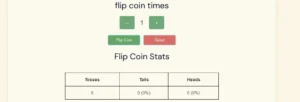 how to use flip coin simulator